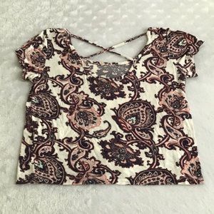 Junior Short Sleeve Cropped Top☀️